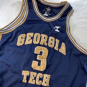 Georgia Tech College Basketball Trikot Große 3 Stephon Marbury Starbury Genäht - Bild 1 von 13