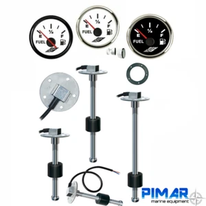 KIT INDICATORE LIVELLO CARBURANTE CON SENSORE GALLEGGIANTE BARCA NAUTICA GOMMONE - Foto 1 di 1