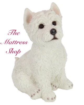 ~❤️~WEST HIGHLAND TERRIER Puppy Dog Figurine Resin Westie Large 26cms Ornament - image 1 of 4