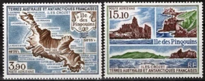 FSAT TAAF C100-C101 MNH Views of Penguin Islands Landscapes ZAYIX FSA-S0234M - Picture 1 of 1