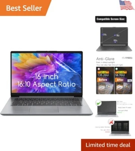 High Definition Matte Laptop Screen Filter - 3Pcs for 16:10 Aspect Ratio Laptops - Picture 1 of 10