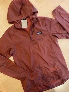 NEW (2024)! PATAGONIA Men Houdini Jacket—(XS)—Windshell—“Burnished RED” - Picture 1 of 9