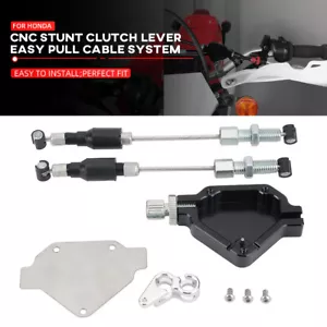 CNC Stunt Clutch Lever Easy Pull Cable System For HONDA XR250R XR600R XR 650L/R - Picture 1 of 24