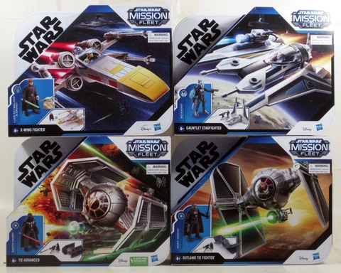 Star Wars Mission Fleet Vehicle Tie Advanced Fighter Starfighter X-Wing -CHOOSE! Cover