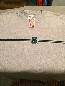 Michigan State University gray new unisex t-shirt M - Picture 1 of 1