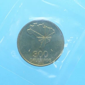 BRASILE 300 CRUZEIROS 1972 150 ANNI INDIPENDENZA OTTONE COIN CURRENCY NUMISMATIC - Imagen 1 de 2