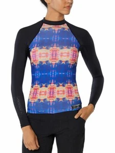 DaKine Kassia Flow Print Rash Snug Fit Guard - UPF 50+ Langarm Gr: XL (14-16) - Bild 1 von 6