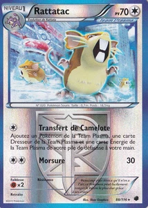 Rattatac Reverse-N&B:Glaciation Plasma-88/116-Carte Pokemon Française - Picture 1 of 1