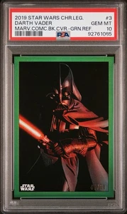 2019 Star Wars Chrome Legacy Darth Vader Green Comic Cover /50 PSA 10 #MC-3 - Picture 1 of 2