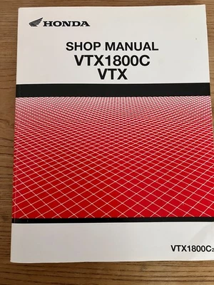 GENUINE HONDA VTX1800 C2  WORKSHOP MANUAL 62MCH00 - Image 1 of 4