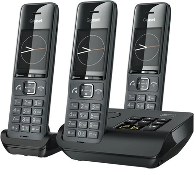 Gigaset comfort 520a trio 3 cordless dect answering machine hands-free function - Image 1 of 4