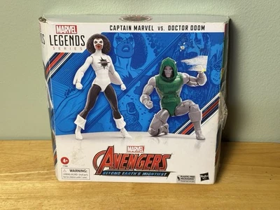 Figuras de Marvel Legends - Capitana Marvel vs. Doctor Doom Hasbro F7086 6 pulgadas Foto 1 de 4