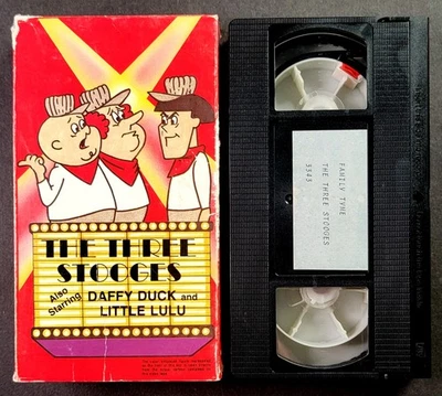 The Three Stooges (VHS, 1988) Family Tyme Cartoons From 1939, 1944, 1946 & 1965 - Image 1 of 4