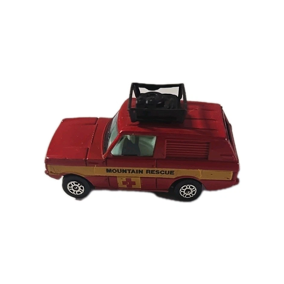 Corgi Juniors Range Rover Police Car Rescue Team Red Bad Rear Axle Still Rolls! - Image 1 of 4