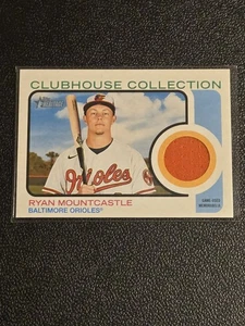 2022 Topps Heritage #CC-RMb Ryan Mountcastle Clubhouse Collection Relics - Picture 1 of 2