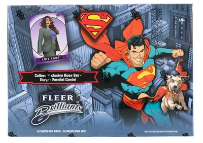 2025 Upper Deck Fleer Brilliants Superman Mega Box 14 Packs per Box, 5 Cards per - Image 1 of 4