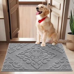 -Door-Mat-Non-Slip-Entryway-Rug 24”x36” Absorbent Welcome Mats Washable Dirt ... - Picture 1 of 9