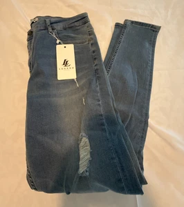 Neu mit Etikett Legend London Damenjeans Used-Look Gr. 34 x 30 Baumwolle Stretch Skinny - Bild 1 von 5