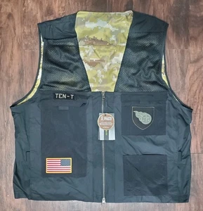 Gilet Tennessee Titans Nike Salute To Service Uomo XL Nero Mimetico Militare Pesca - Foto 1 di 12