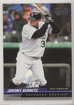 2005 Leaf Team Checklist Jeromy Burnitz #280 - Image 1 of 2