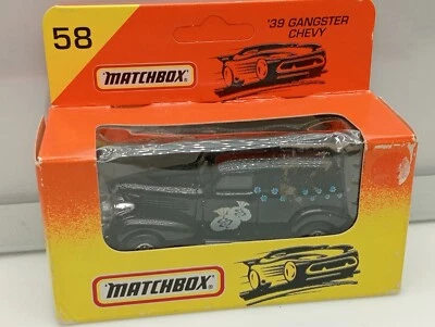 Matchbox Superfast / MB 245 - '39 Chevy Gangster Panel Van - Black - Money Bags - Image 1 of 4
