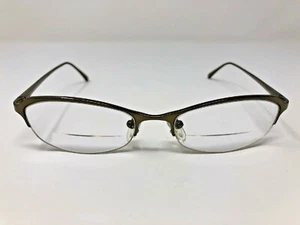 Michael Kors MK706 319 Eyeglasses Frame 50-17 Bronze Metal Half Rimless CI14 - Picture 1 of 12