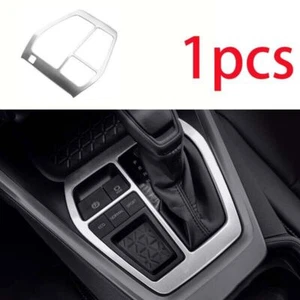 Silver 1PCS Middle Console Gear Shift Panel Trim Steel For Toyota RAV4 2019-2023 - Imagen 1 de 4
