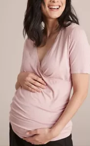 Target - Maternity Nursing Rib Tee/Top - Size 12 RRP $25 - possible defect - Picture 1 of 10
