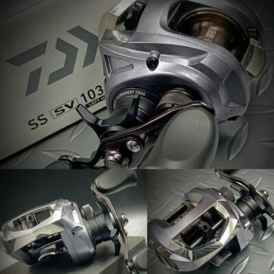 DAIWA【14 SS SV 103L】L-H 5.3:1 GR Used Baitcasting Reel "Ex++"cond. W/Box - image 1 of 4