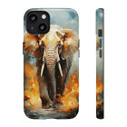 iPhone Tough Case Samsung Galaxy Case Pixel Case Majestic Elephant Painting