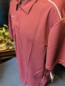 Polo uomo Nike grande marrone golf fit asciutta manica corta performance golf - Foto 1 di 20