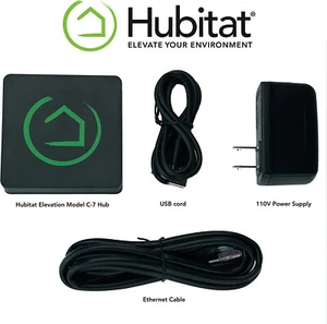 Hubitat Elevation Home Automation Hub (Model C-7) Z-Wave Zigbee - Picture 1 of 4