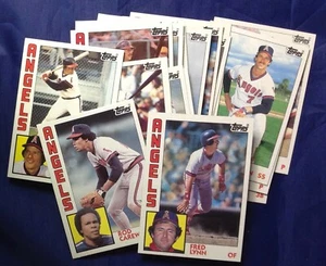 1984 Topps Angels Team Set 30 Cards NM OR BETTER  Carew - Picture 1 of 1