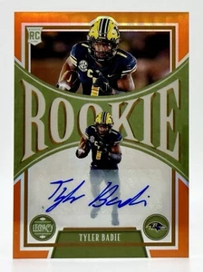 2022 Legacy Premium Penmanship Orange #171 Tyler Badie RC Auto 134/149 Ravens - Picture 1 of 2