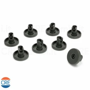 8 Ruote Grandi Cestello Inferiore Lavastoviglie AEG REX ELECTROLUX Originale - Foto 1 di 3