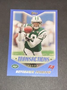 2000 Topps Football Card #287 Keyshawn Johnson - Picture 1 of 2