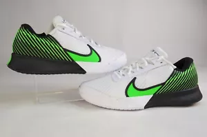 Nike Court Air Zoom Vapor Pro 2 HC Tennis White Green DR6191-105 | Men's Size 11 - Picture 1 of 5