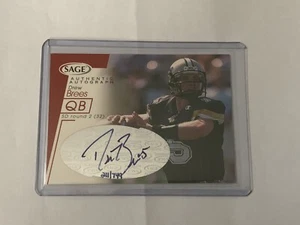 🔥2001 Sage Authentic Auto 211/749 Drew Brees Purdue New Orleans card A8 Rookie - Picture 1 of 2