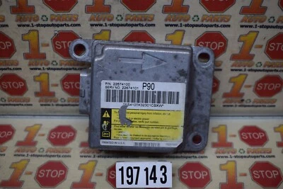 2001 2002 2003 2004 2005 CHEVROLET MALIBU SRS CONTROL MODULE 22674101 OEM - Image 1 of 4