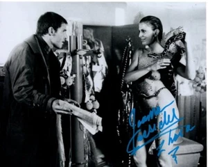 Joanna Cassidy Signed 8x10 Blade Runner Zhora w/ Harrison Ford Photograph - Picture 1 of 1