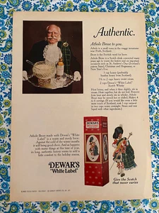 Vintage 1970 Dewar's White Label Scotch Print Ad "Athole Brose" Recipe-Ad Only - Bild 1 von 7