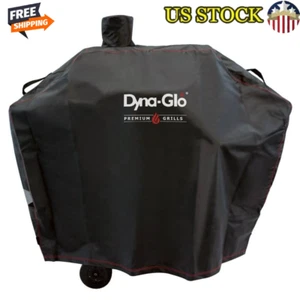 27In Charcoal Grill Cover Protection Water Resistant W/ Side Handles Hook Straps - Picture 1 of 5