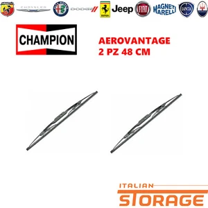 SEICENTO STILO ALFA 155 KIT 2 SPAZZOLE TERGICRISTALLO 48 CM NUOVO CHAMPION X48 - Imagen 1 de 1