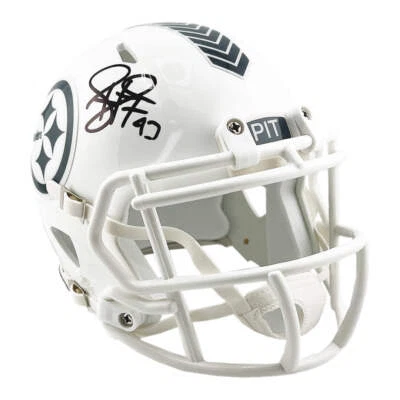 Troy Polamalu Signed Pittsburgh Steelers Salute to Service 2024 Mini Football He - Image 1 of 3