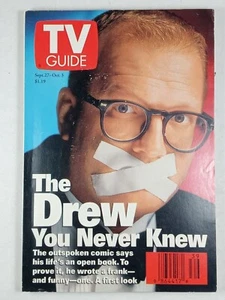 Candid Drew Carey Cover Vtg TV GUIDE Magazine Sept. 27, 1997 - Picture 1 of 4