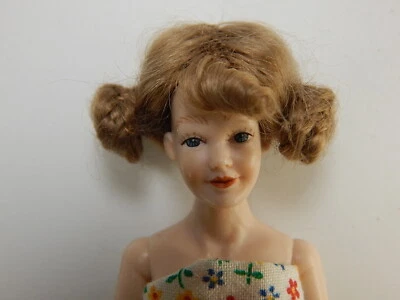 Peluca miniatura casa de muñecas Heidi Ott para mujer adulta cabello rubio Dt #XW09-2 Foto 1 de 4