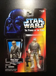 Vintage 1995 Star Wars Han Solo The Power Of The Force Action Figure NIP - Imagen 1 de 2