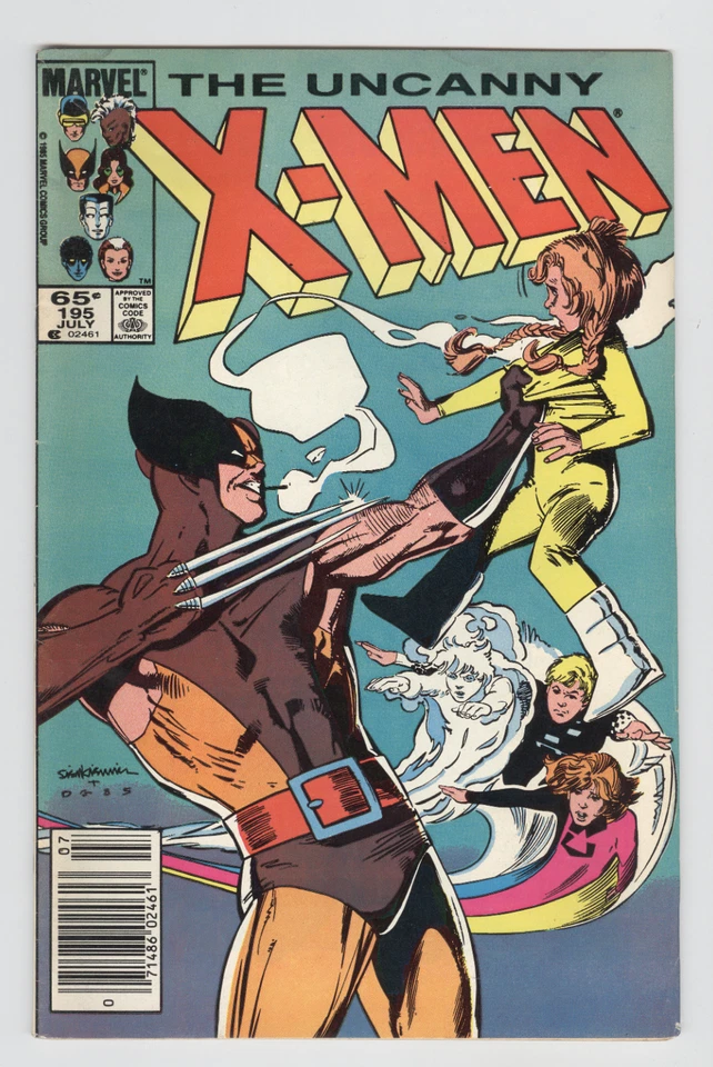 X-Men #195 July 1985 VG Power Pack - Image 1 of 1