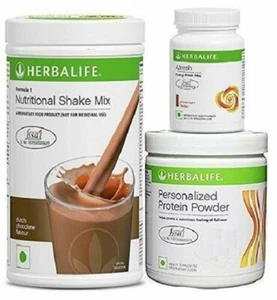Herbal Formula 1 Combo of Chocolate Shake + Protein Powder & Afresh Lemon - Picture 1 of 8