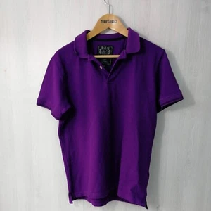 Camisa polo Paul Costelloe ciruela de algodón manga corta para hombre talla M - Imagen 1 de 17